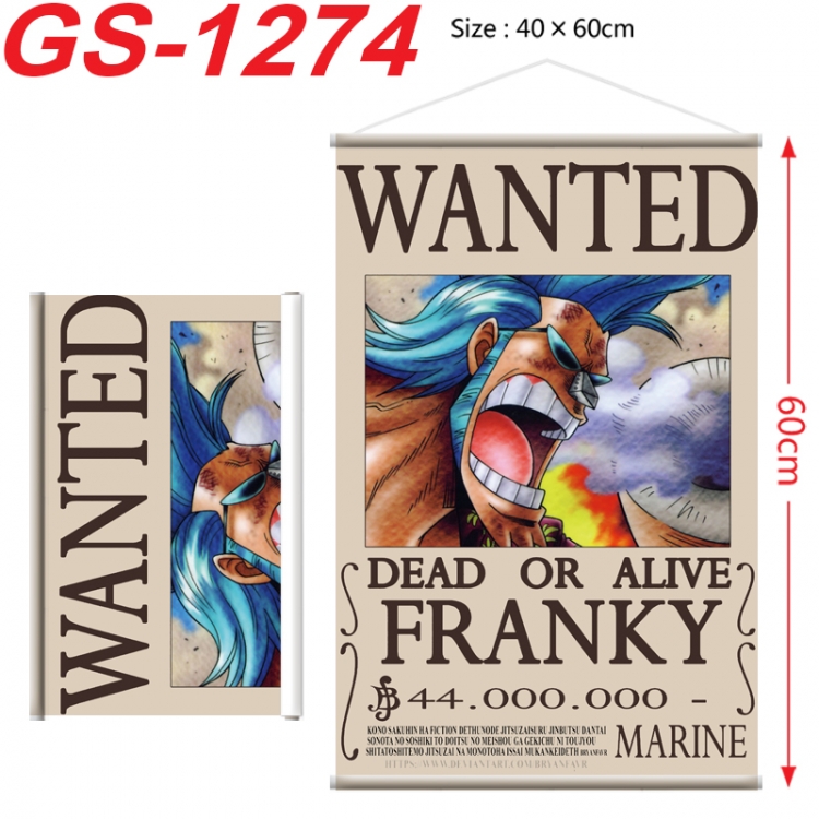 One Piece Anime digital printed pole style hanging picture Wall Scroll 40x60cm