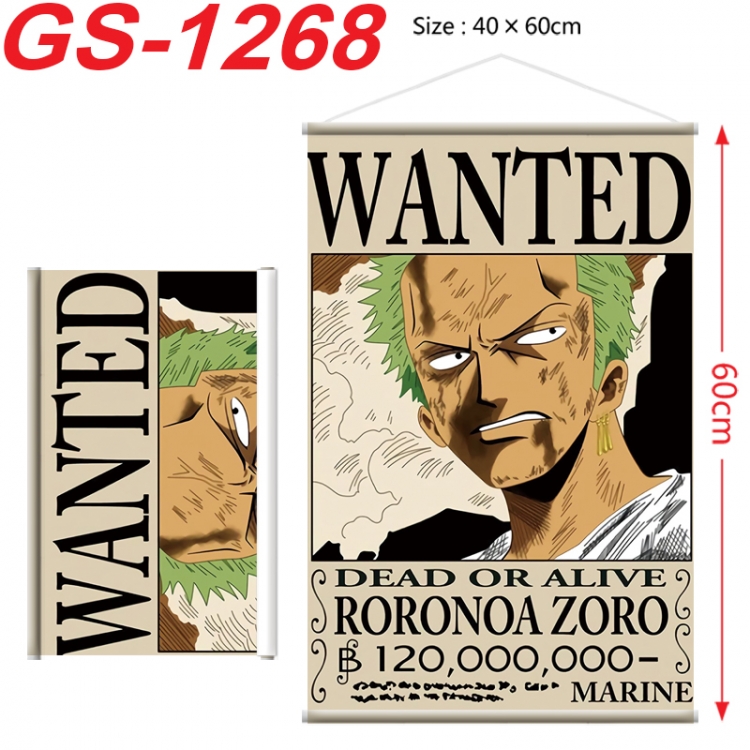 One Piece Anime digital printed pole style hanging picture Wall Scroll 40x60cm
