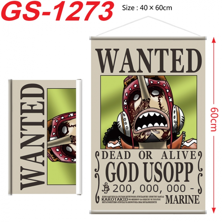 One Piece Anime digital printed pole style hanging picture Wall Scroll 40x60cm