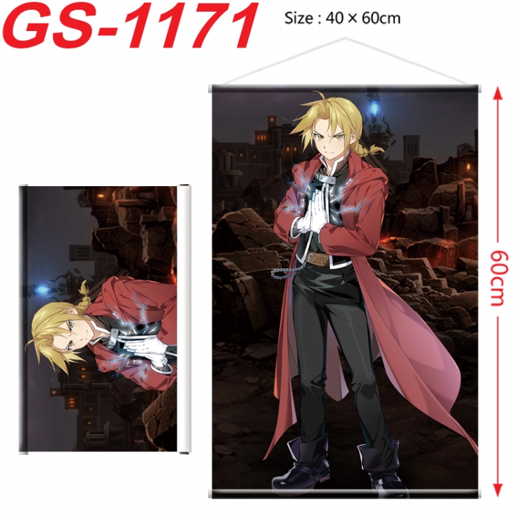 Fullmetal Alchemist Anime digital printed pole style hanging picture Wall Scroll 40x60cm