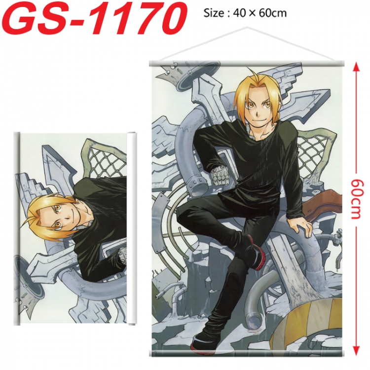 Fullmetal Alchemist Anime digital printed pole style hanging picture Wall Scroll 40x60cm