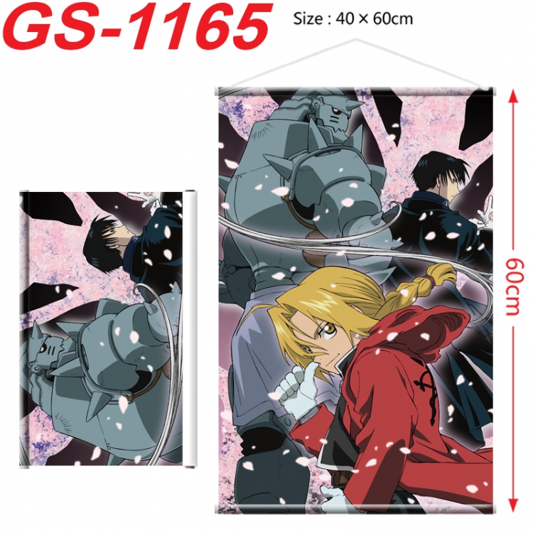 Fullmetal Alchemist Anime digital printed pole style hanging picture Wall Scroll 40x60cm