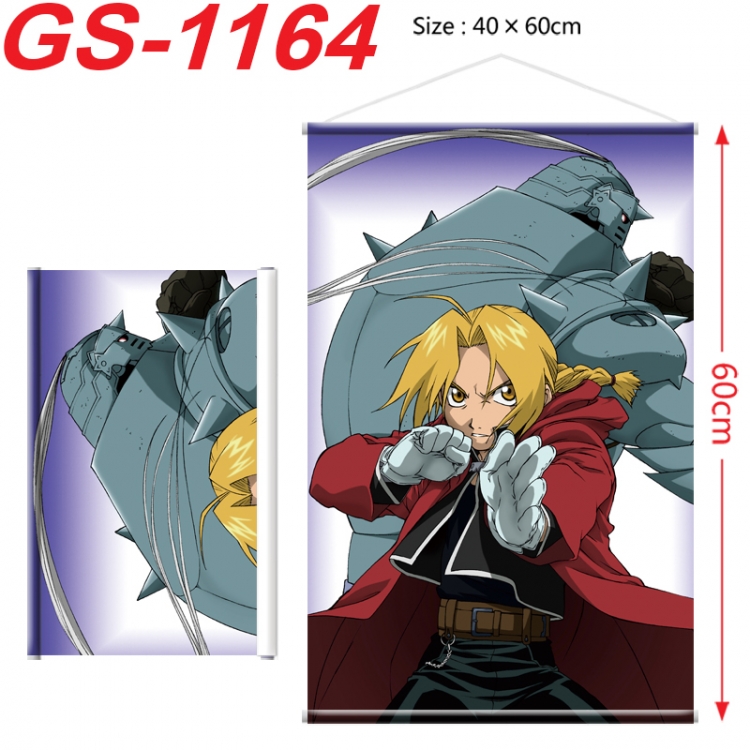 Fullmetal Alchemist Anime digital printed pole style hanging picture Wall Scroll 40x60cm
