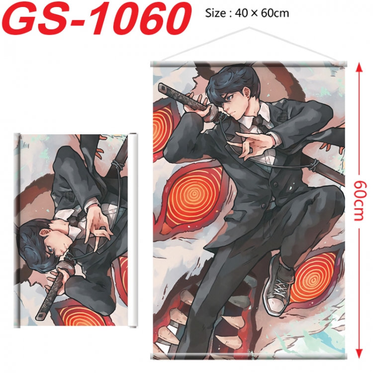 Chainsawman Anime digital printed pole style hanging picture Wall Scroll 40x60cm
