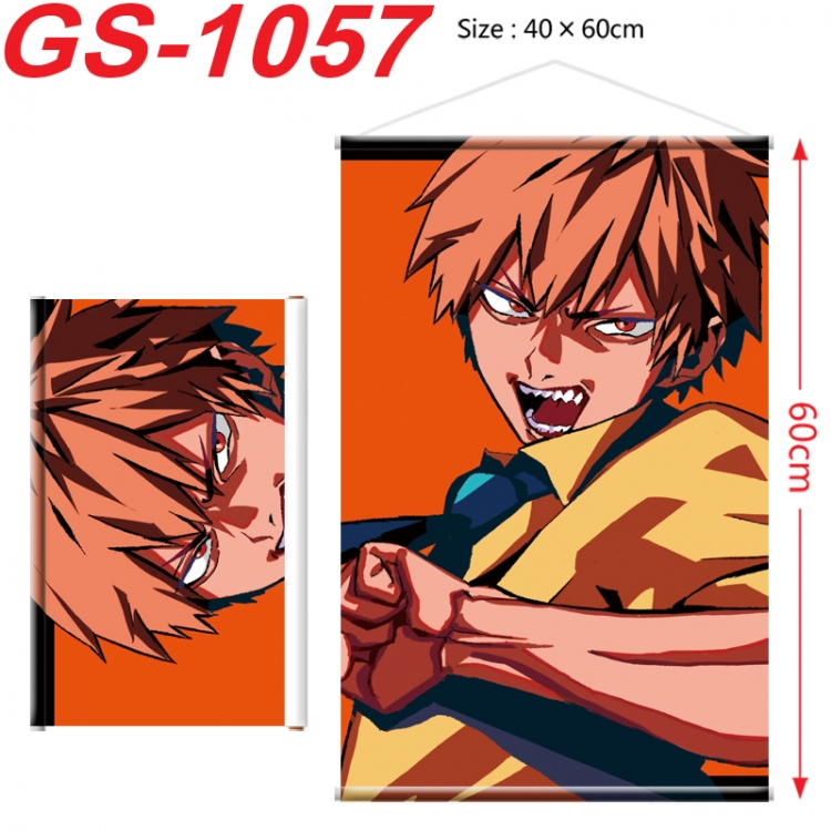 Chainsawman Anime digital printed pole style hanging picture Wall Scroll 40x60cm