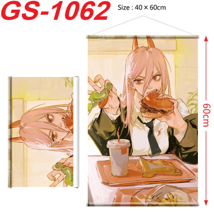 Chainsawman Anime digital printed pole style hanging picture Wall Scroll 40x60cm