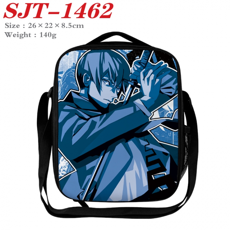 Chainsawman Anime Lunch Bag Crossbody Bag 26x22x8.5cm 