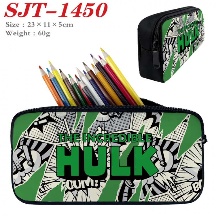 Superheroes Anime nylon student pencil case 23x11x5cm  SJT-1450