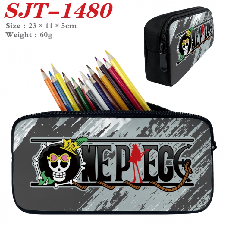  One Piece Anime nylon student pencil case 23x11x5cm 