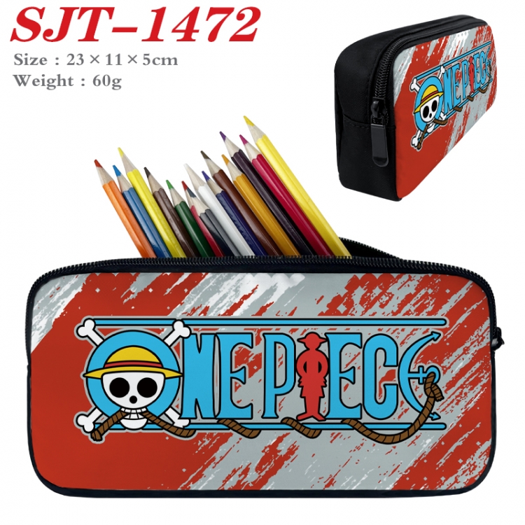 One Piece Anime nylon student pencil case 23x11x5cm 