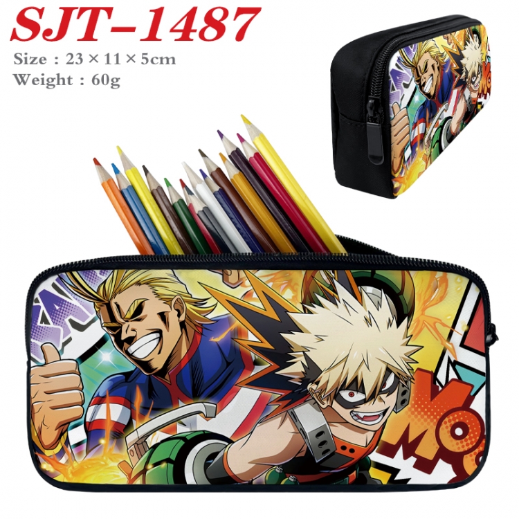 My Hero Academia  Anime nylon student pencil case 23x11x5cm 