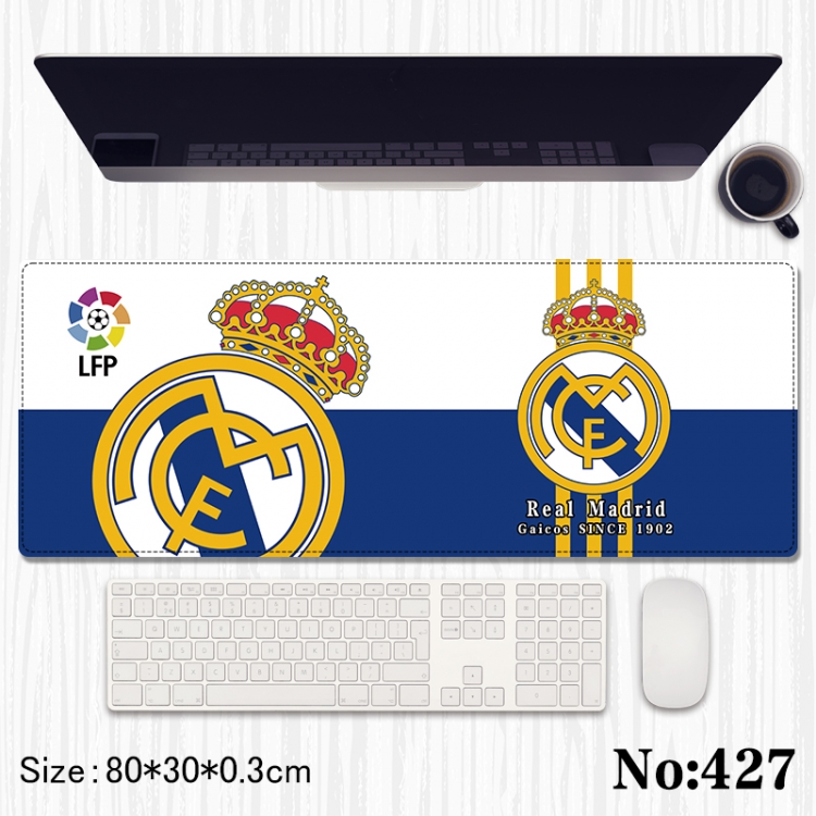  Football star Anime peripheral computer mouse pad office desk pad multifunctional pad 80X30X0.3cm