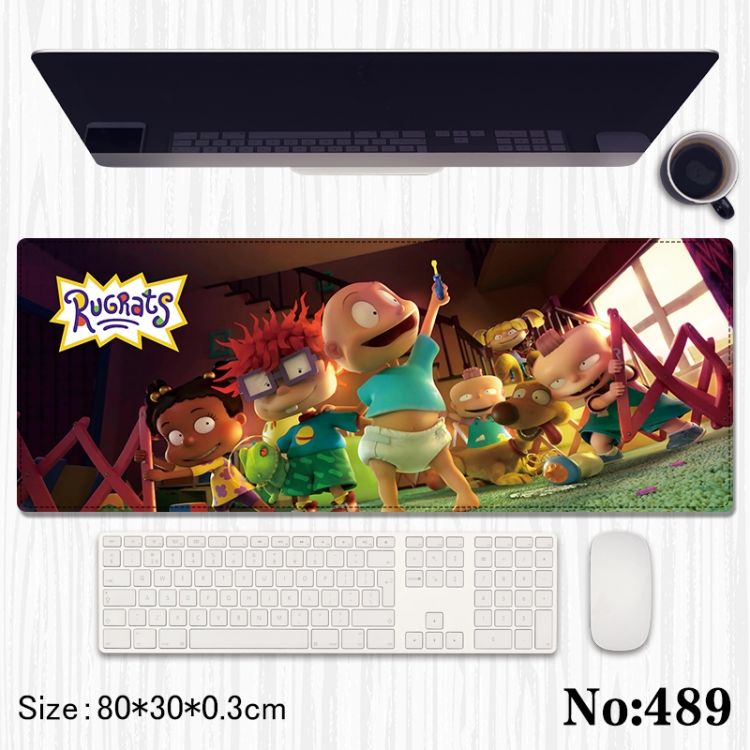 Rugratg Gowild Anime peripheral computer mouse pad office desk pad multifunctional pad 80X30X0.3cm