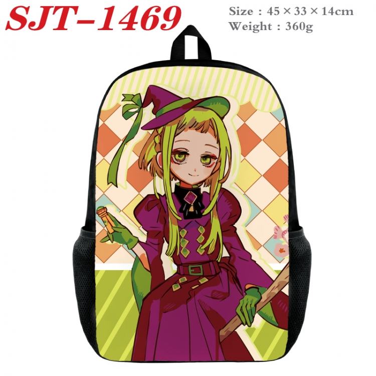 Toilet-bound Hanako-kun Anime nylon canvas backpack student backpack 45x33x14cm