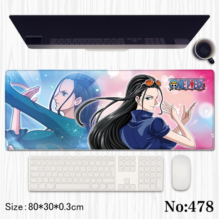 One Piece Anime peripheral computer mouse pad office desk pad multifunctional pad 80X30X0.3cm