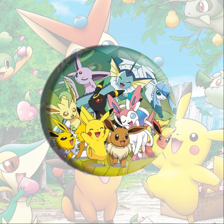 Pokemon Anime tinplate brooch badge price for 5 pcs