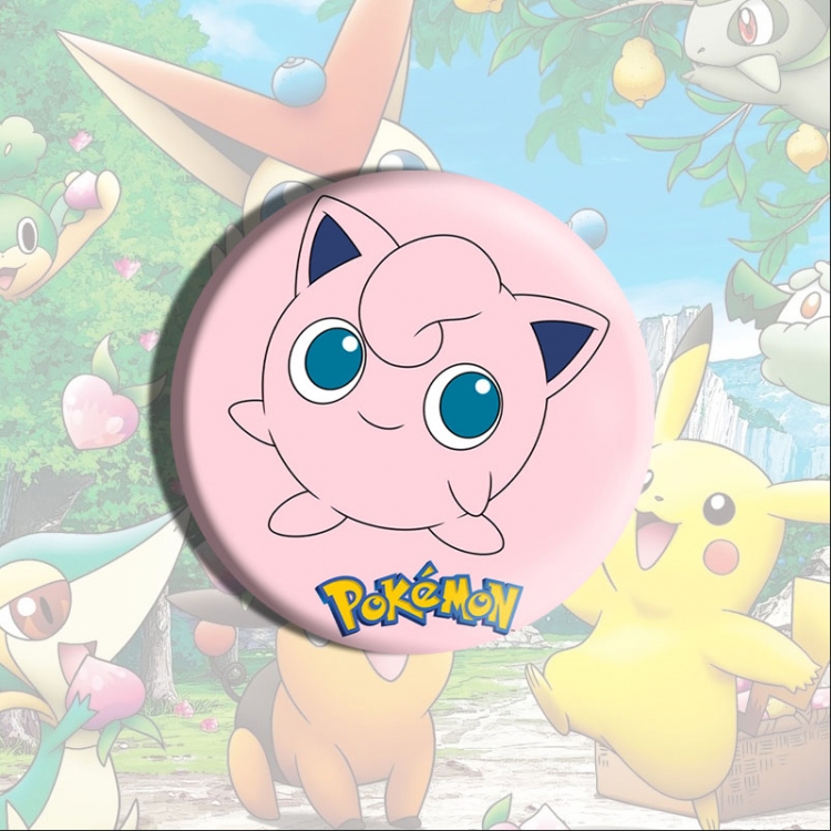 Pokemon Anime tinplate brooch badge price for 5 pcs