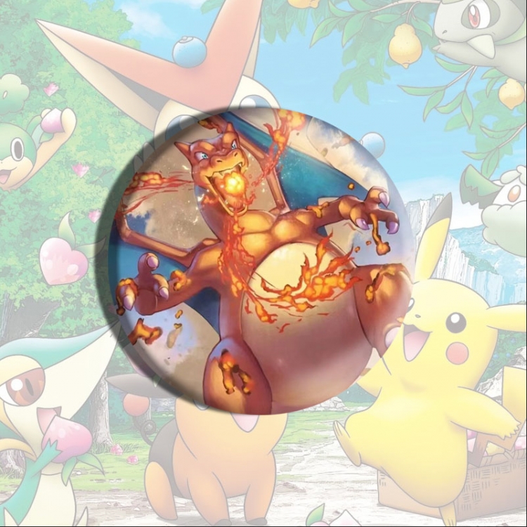 Pokemon Anime tinplate brooch badge price for 5 pcs