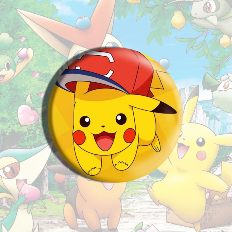 Pokemon Anime tinplate brooch badge price for 5 pcs