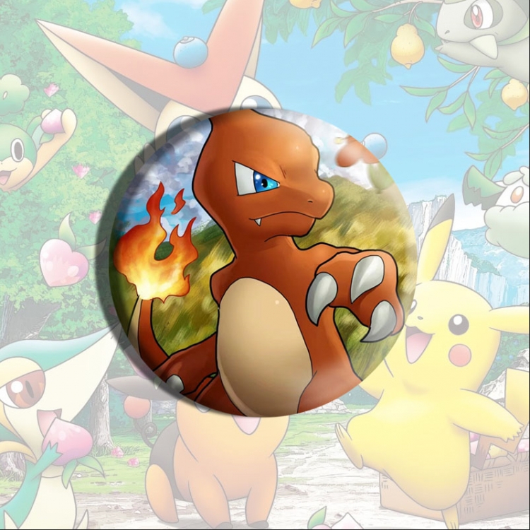 Pokemon Anime tinplate brooch badge price for 5 pcs