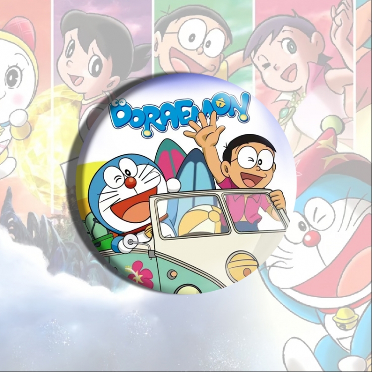 Doraemon Anime tinplate brooch badge price for 5 pcs