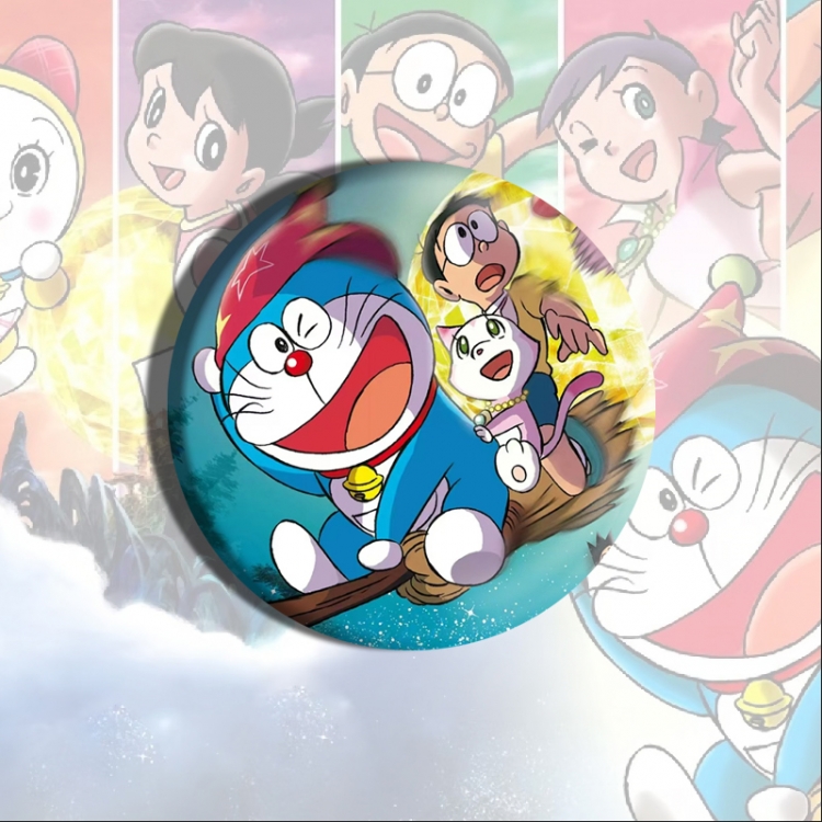 Doraemon Anime tinplate brooch badge price for 5 pcs