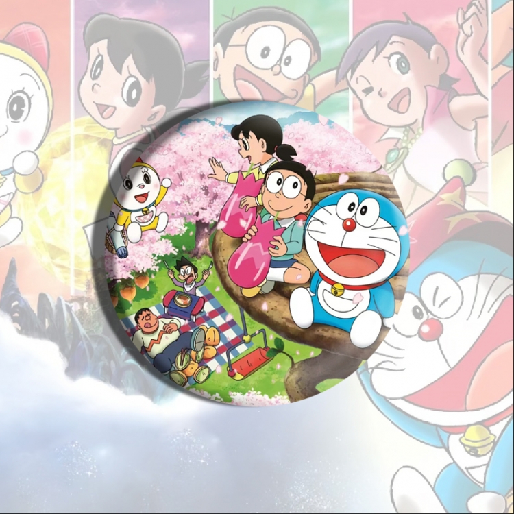 Doraemon Anime tinplate brooch badge price for 5 pcs