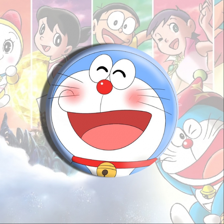 Doraemon Anime tinplate brooch badge price for 5 pcs