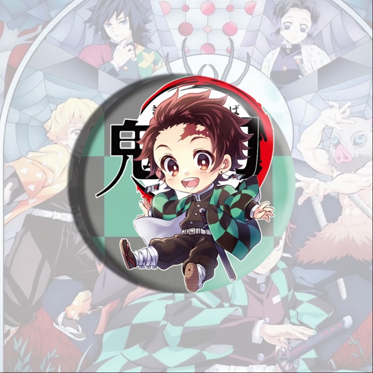 Demon Slayer Kimets Anime tinplate brooch badge price for 5 pcs