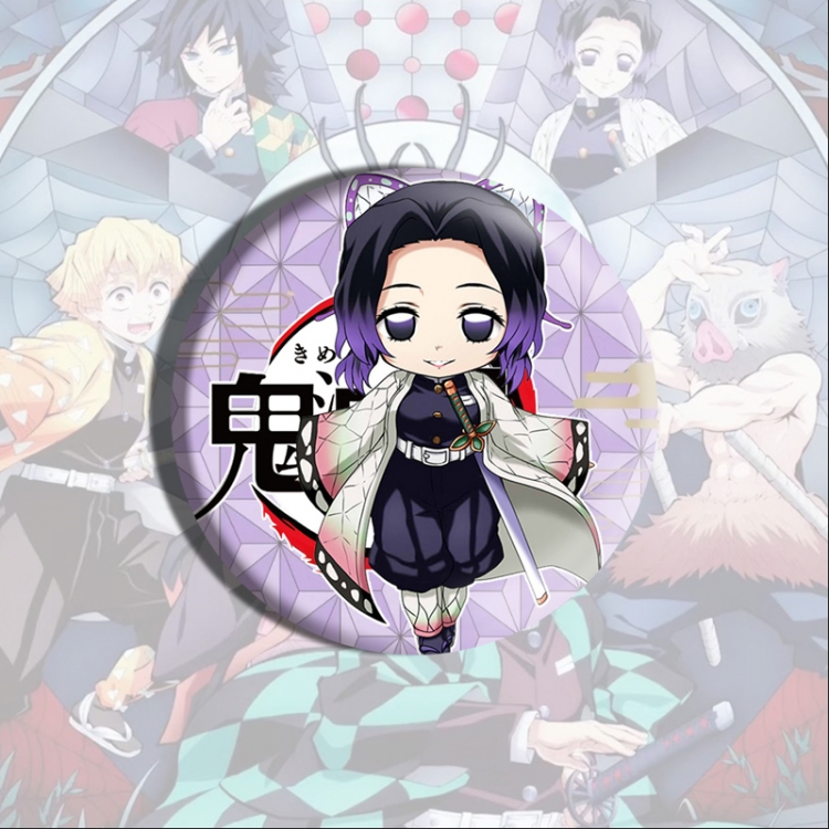 Demon Slayer Kimets Anime tinplate brooch badge price for 5 pcs