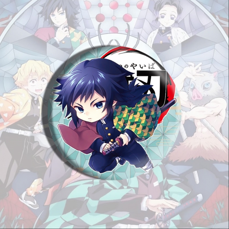 Demon Slayer Kimets Anime tinplate brooch badge price for 5 pcs