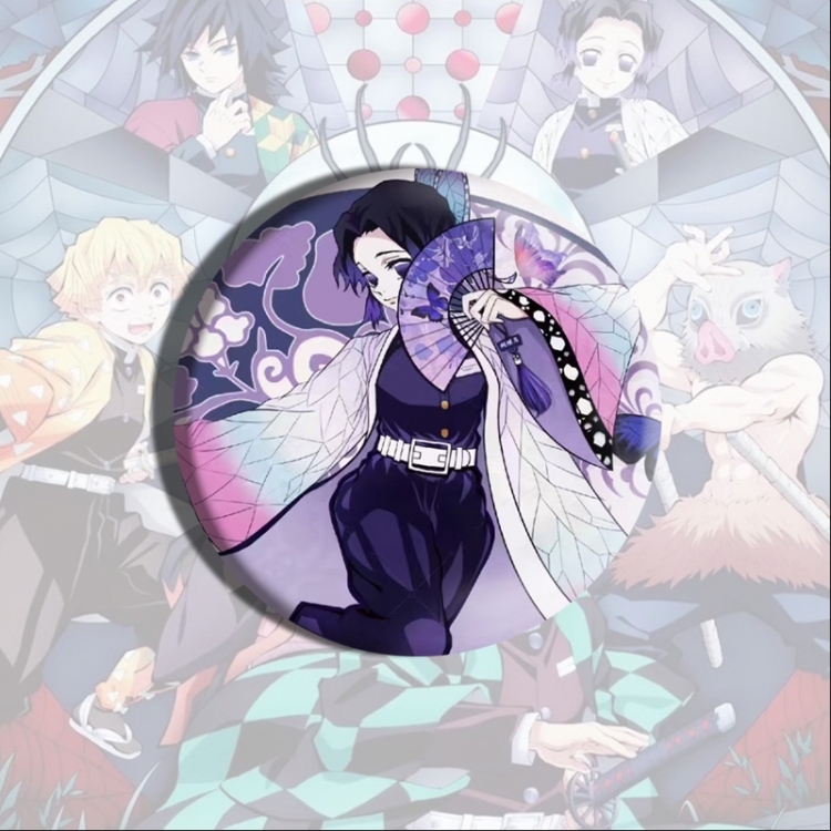 Demon Slayer Kimets Anime tinplate brooch badge price for 5 pcs