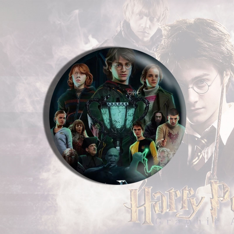 Harry Potter Anime tinplate brooch badge price for 5 pcs