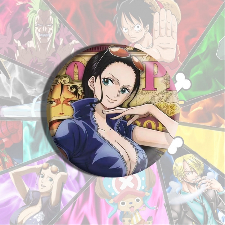 One Piece Anime tinplate brooch badge price for 5 pcs