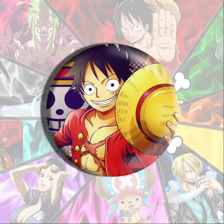 One Piece Anime tinplate brooch badge price for 5 pcs