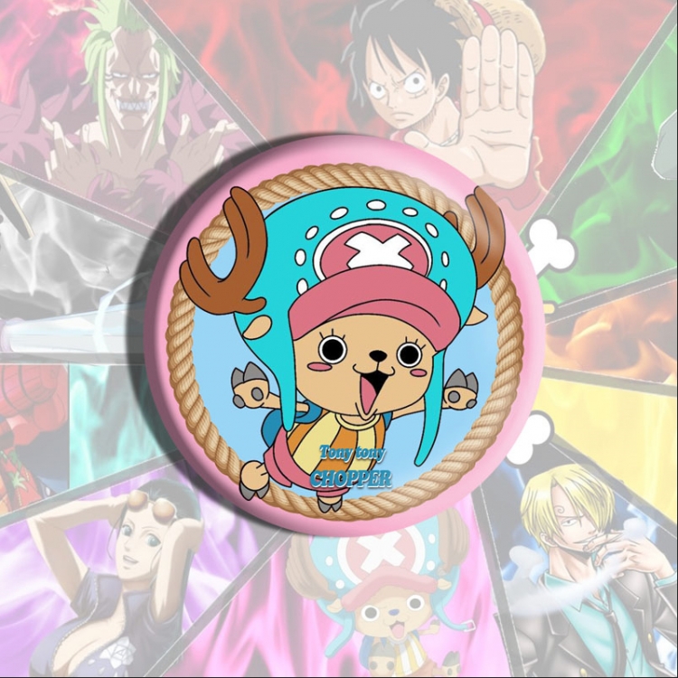 One Piece Anime tinplate brooch badge price for 5 pcs