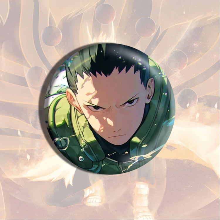 Naruto Anime tinplate brooch badge price for 5 pcs