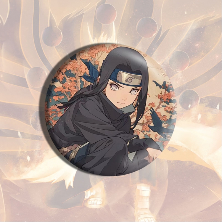 Naruto Anime tinplate brooch badge price for 5 pcs