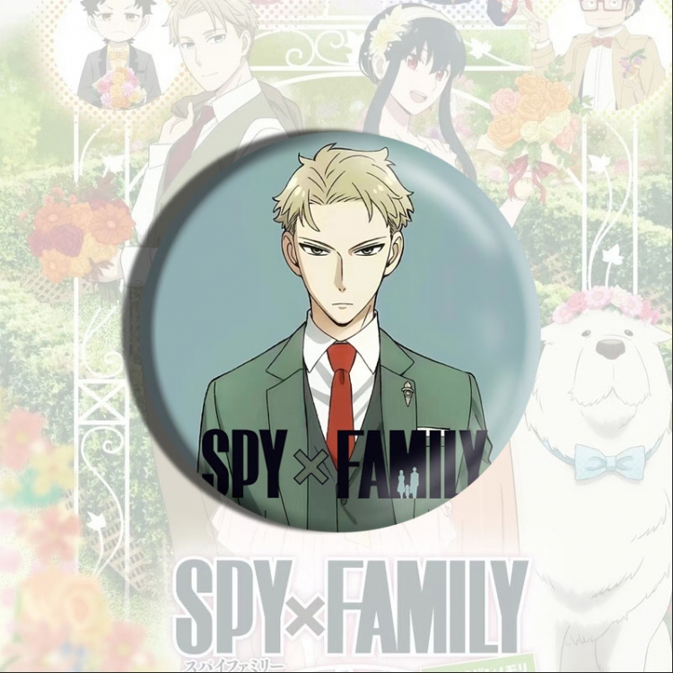 SPY×FAMILY Anime tinplate brooch badge price for 5 pcs