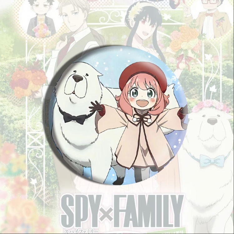 SPY×FAMILY Anime tinplate brooch badge price for 5 pcs
