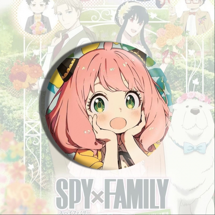 SPY×FAMILY Anime tinplate brooch badge price for 5 pcs