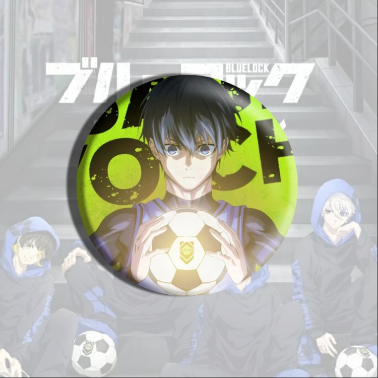 BLUE LOCK Anime tinplate brooch badge price for 5 pcs