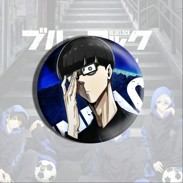 BLUE LOCK Anime tinplate brooch badge price for 5 pcs