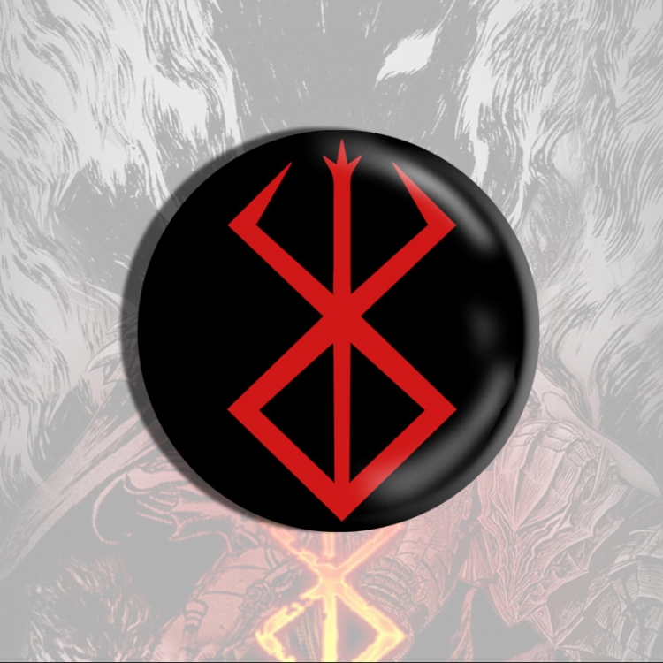 Berserk Anime tinplate brooch badge price for 5 pcs