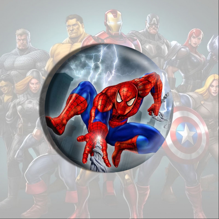 Marvel Anime tinplate brooch badge price for 5 pcs
