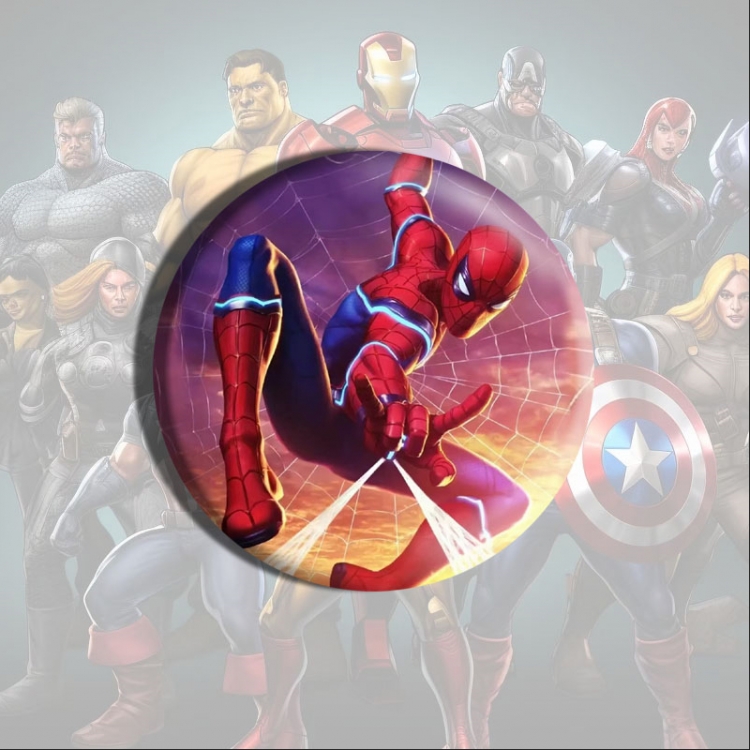 Marvel Anime tinplate brooch badge price for 5 pcs