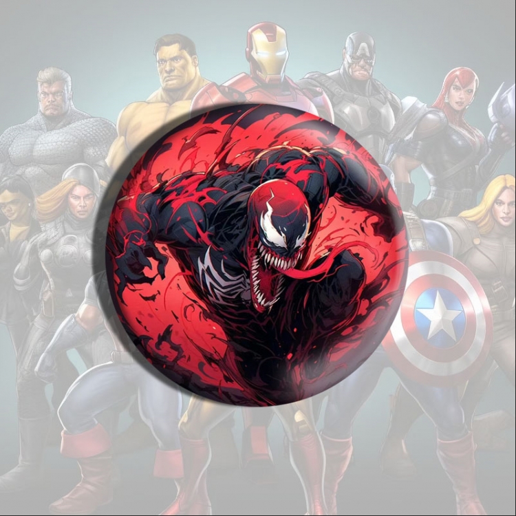 Marvel Anime tinplate brooch badge price for 5 pcs
