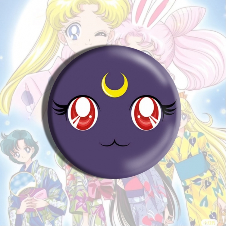 sailormoon Anime tinplate brooch badge price for 5 pcs