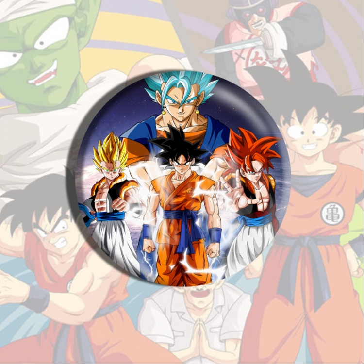 DRAGON BALL Anime tinplate brooch badge price for 5 pcs