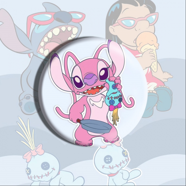 Lilo & Stitch Anime tinplate brooch badge price for 5 pcs